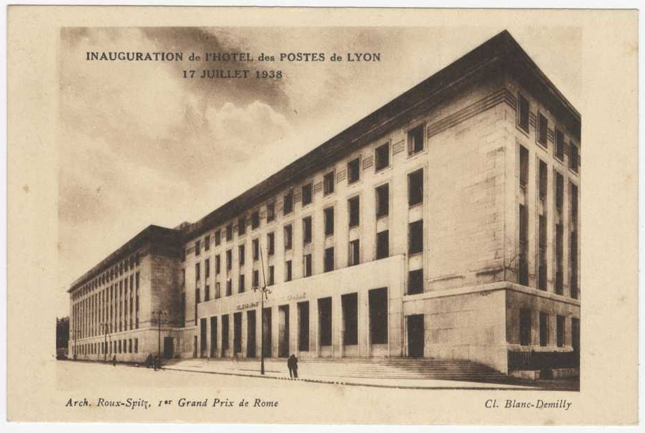 Carte postale des Archives municipales de Lyon